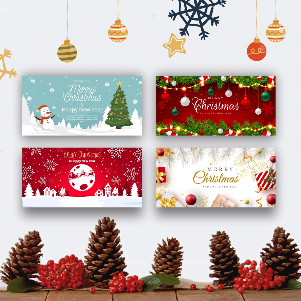 (15pcs)Sticker Label Natal Christmas | stiker xmas Toples Kue | stiker hampers natal | stiker natal 