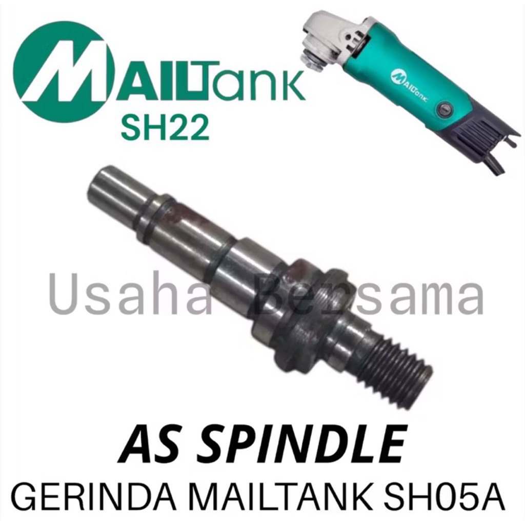 SPINDLE AS MESIN GERINDA SH05A MIALTAMK / AS SPINDLE GERINDA MAILTANK SH 05 A