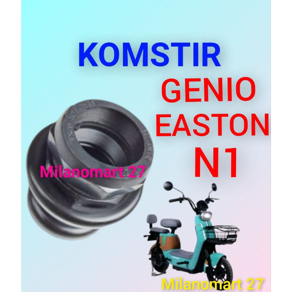 komstir sepeda listrik genio easton N1 kones headset komfork sepeda listrik genio easton ni