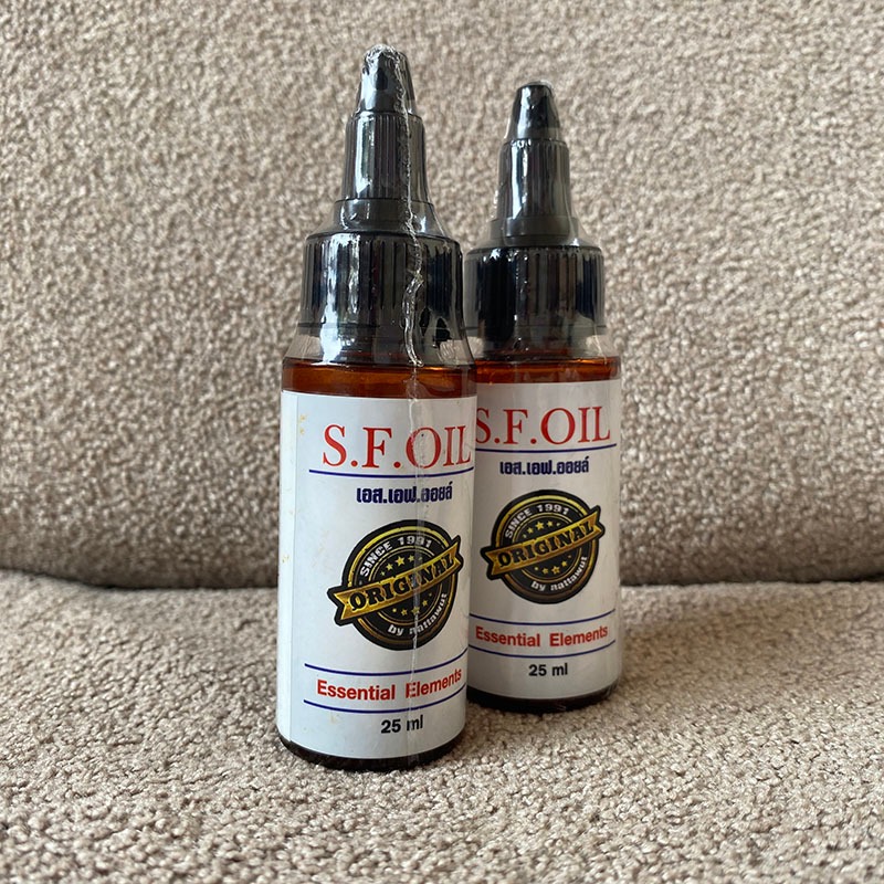SF OIL 25 ML - Memperkuat Cucuk, Kuku, dan Jalu Ayam Jago serta Mengobati Paruh Patah