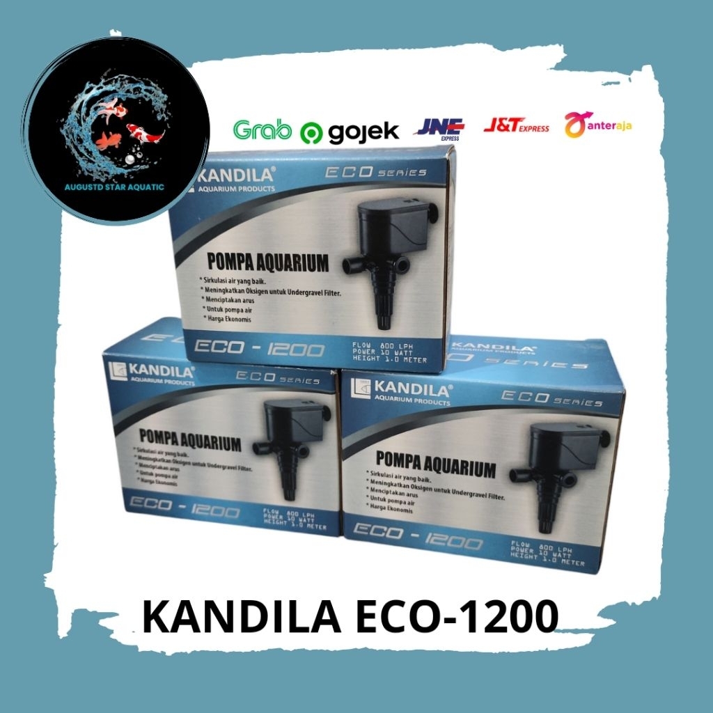 Kandila Eco 1200 Pompa Celup Aquarium 800L/h