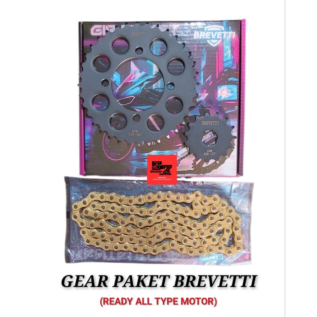 BREVETTI GIR / SET / PAKET KOMPLIT RX KING 37T