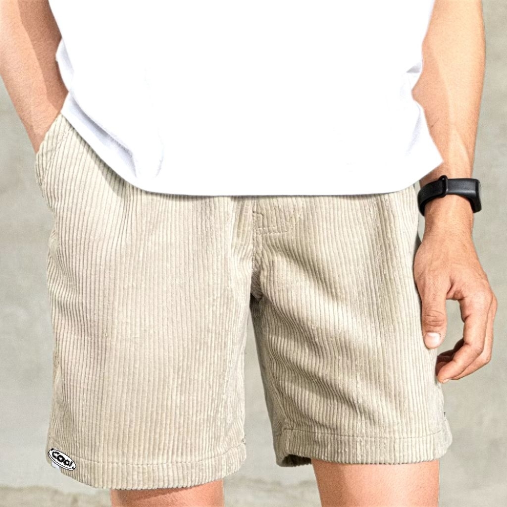 Paket Isi 2 Rijek Product Pabrik ( QC ) UNISEX Corduroy Short Pants Pria Wanita Celana Pendek Dewasa