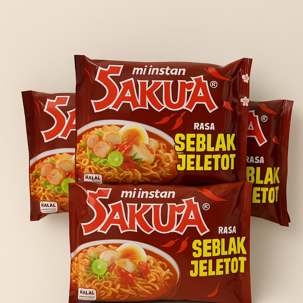 Mie sakura kuah seblak