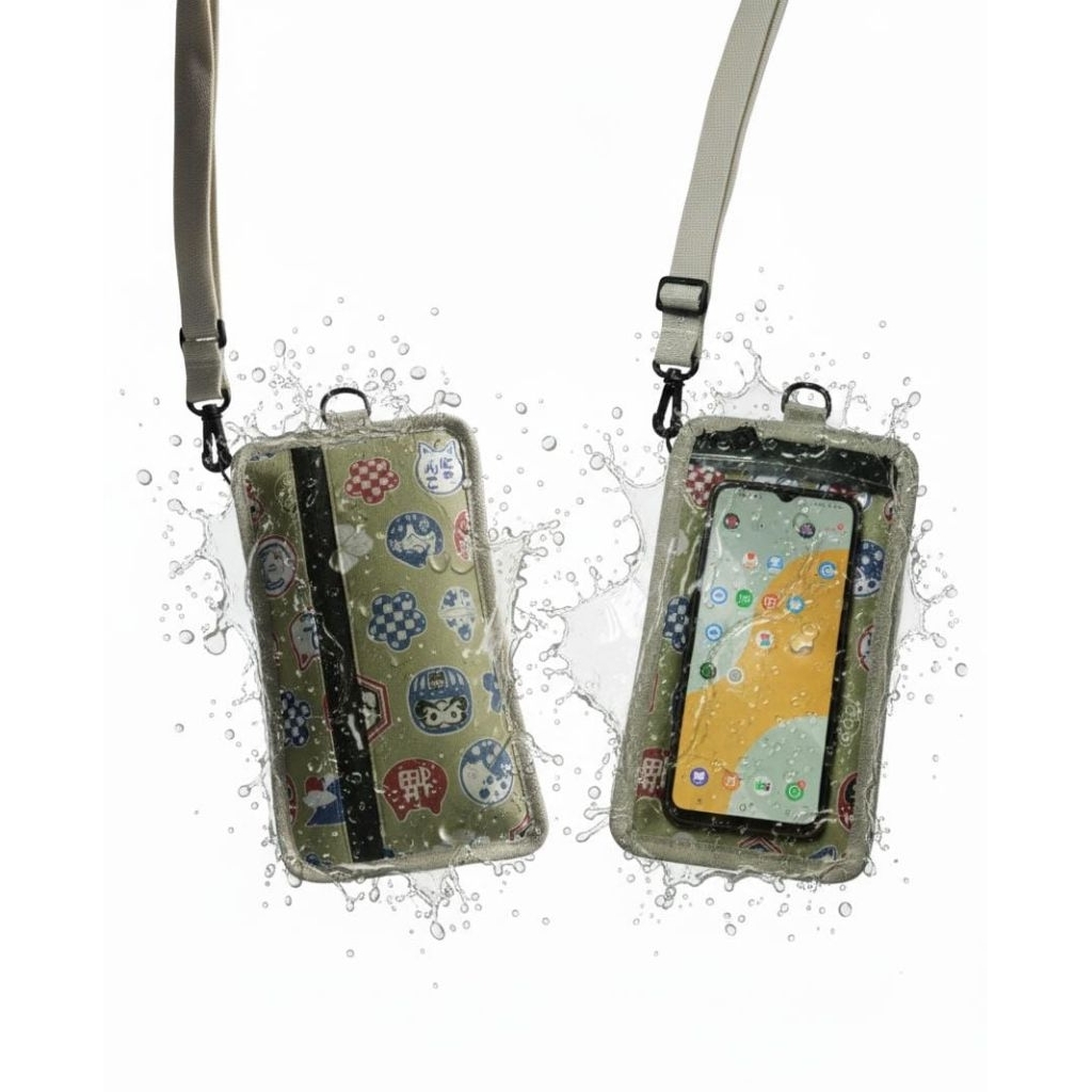 HERRLIN - Dompet Hp Wallet Waterproof Sling Phone Anti Air