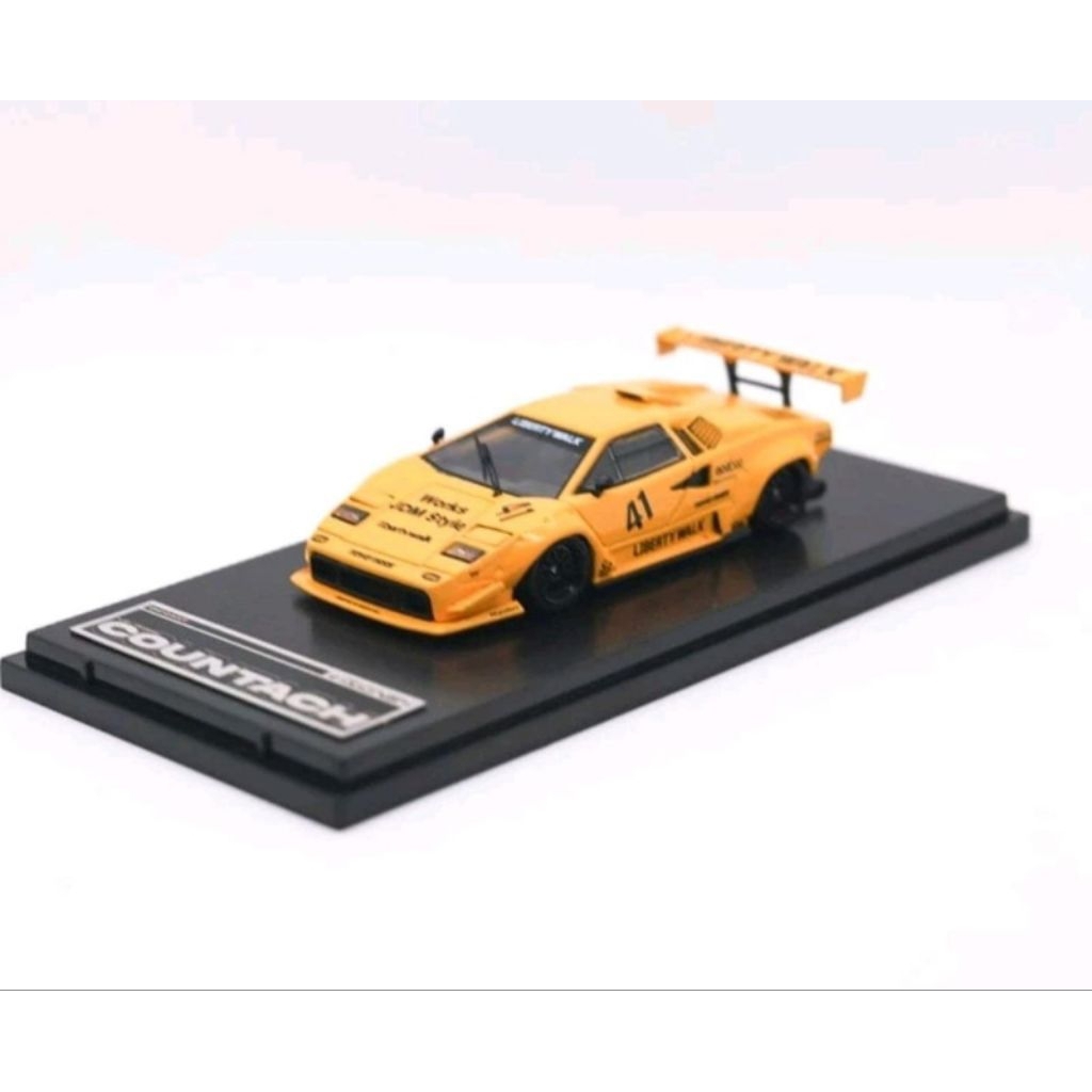 vision64 lamborghini countach Lp500 ordinary box yellow