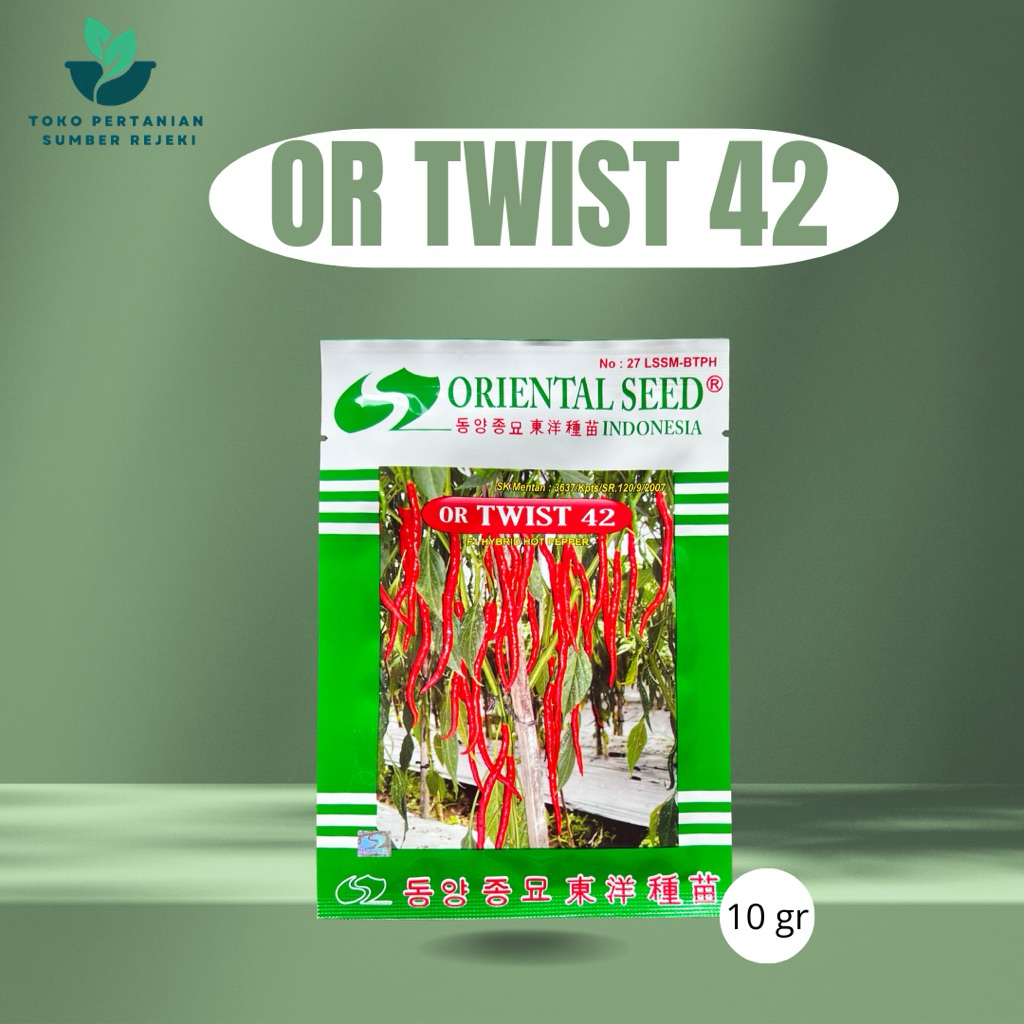 BIBIT CABE KERITING OR TWIST 42 10 GRAM ±2000 BIJI