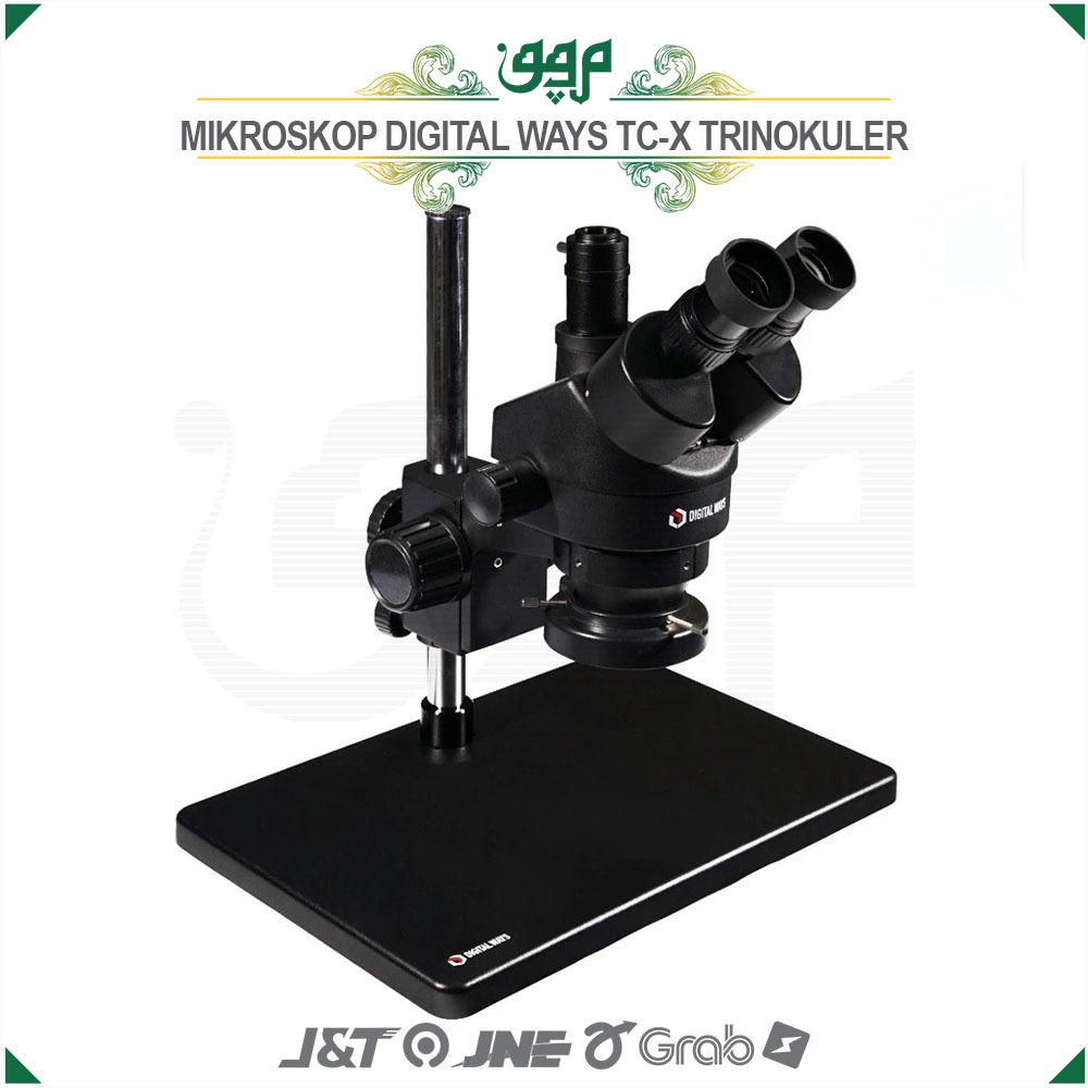 Mikroskop DW TC-X Black Trinoculer Free Lensa Peninggi Original High Quality / MICROSCOPE TRINOKULAR