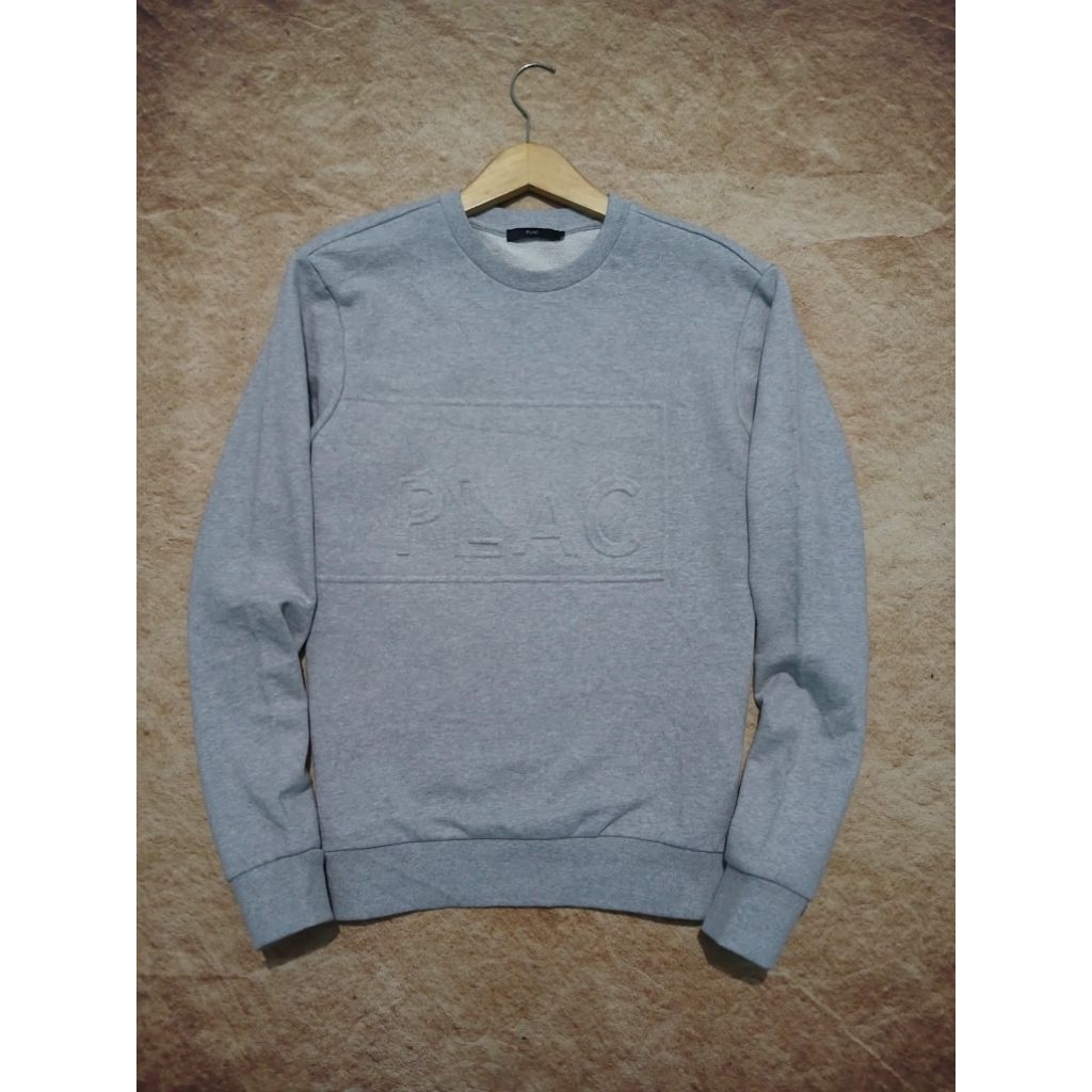 crewneck PLAC bahan adem tidak berbulu recomend
