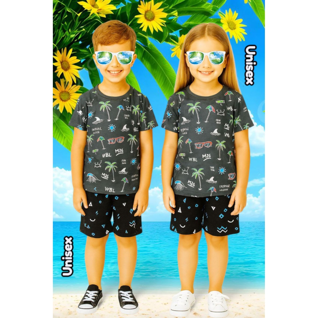 setelan anak pantai wisata bahari lamongan