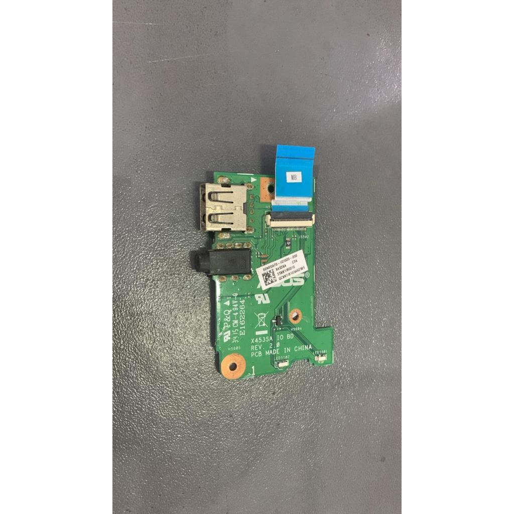 USB Board IO ASUS X453S + Jack Audio Laptop Bekas Normal