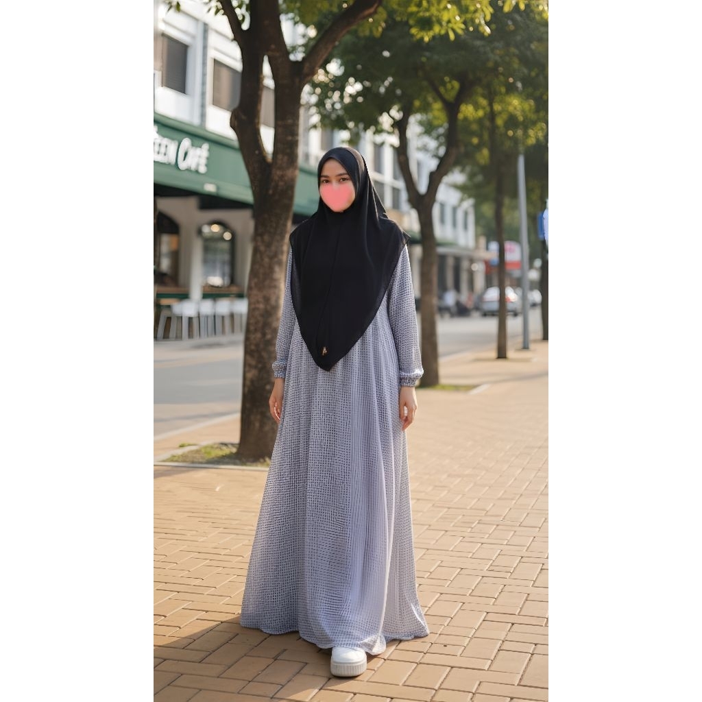 GAMIS PATTERN BEAN ZAFEETRI//ORIGINAL ZAFEETRI GAMIS UMROH GAMIS PESTA HAJI GAMIS MOTIF CANTIK