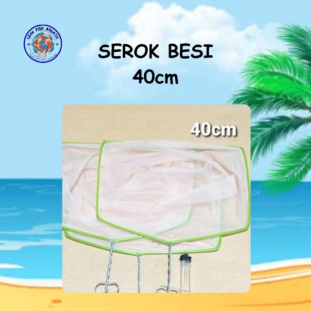 SEROK IKAN SESER SEROK BESI JUMBO 40CM UNTUK AKUARIUM KOLAM IKAN