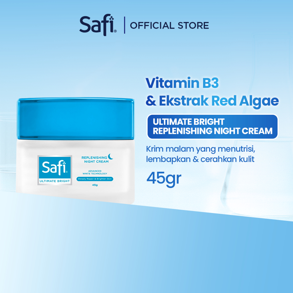 SAFI - Ultimate Bright - Replenishing Night Cream 45gr - Cream Malam