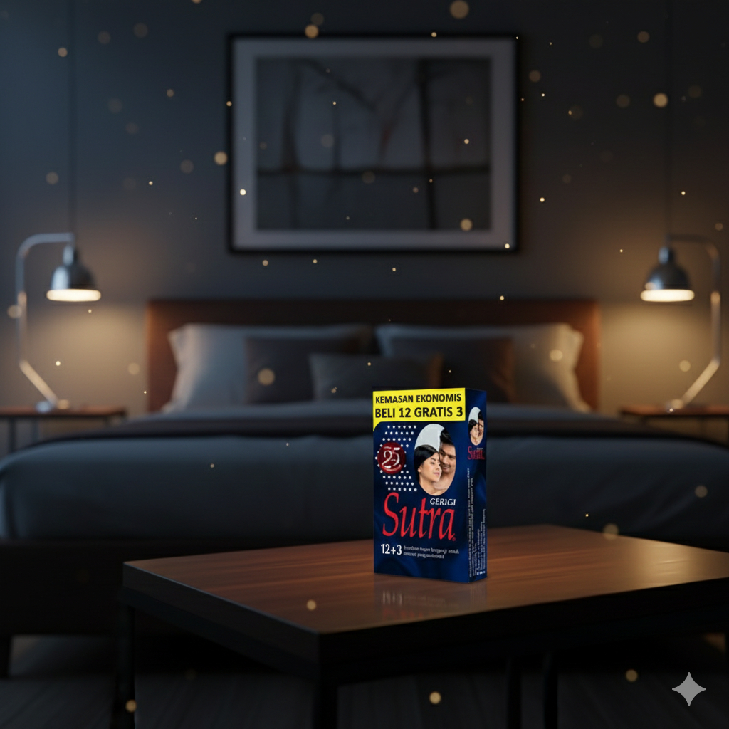 Sutra Kondom Biru Bergerigi 12+3