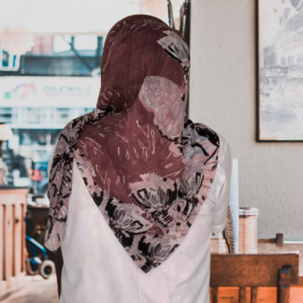 Hijab Voal > Kerudung Batik Segi Empat > Jilbab Motif
