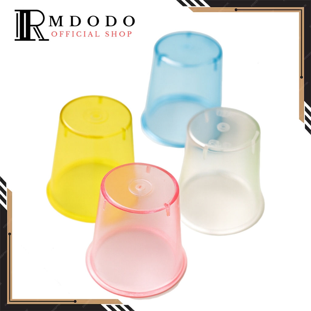 Rmdodo - Gelas Sloki Plastik Shot Glass [1 Pack - 12 Pcs Gelas] / Gelas Minum Wine Whisky Soju