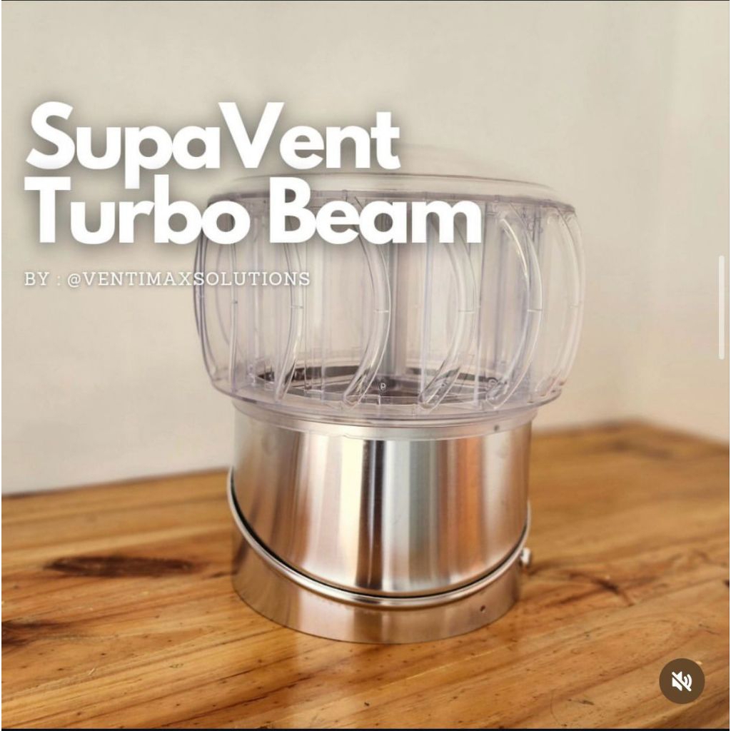 SUPAVENT | TURBIN VENTILATOR TURBO BEAM | TURBIN RUMAH