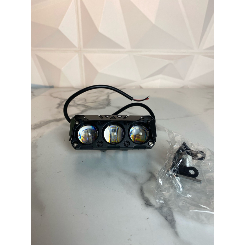 Lampu Tembak Sorot LED 3 Mata