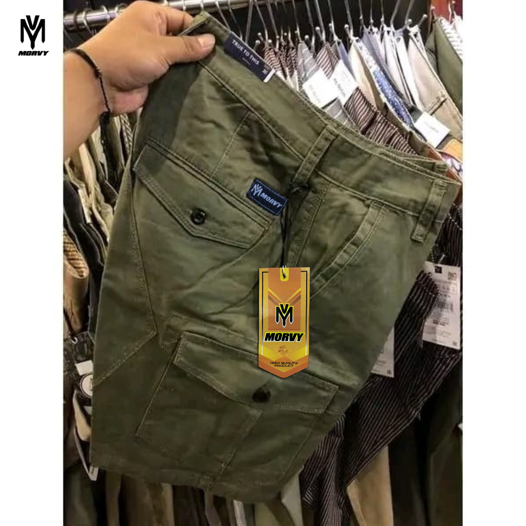 Celana Pendek Cargo Pria Diatas Lutut Kekinian Keren Kualitas Distro