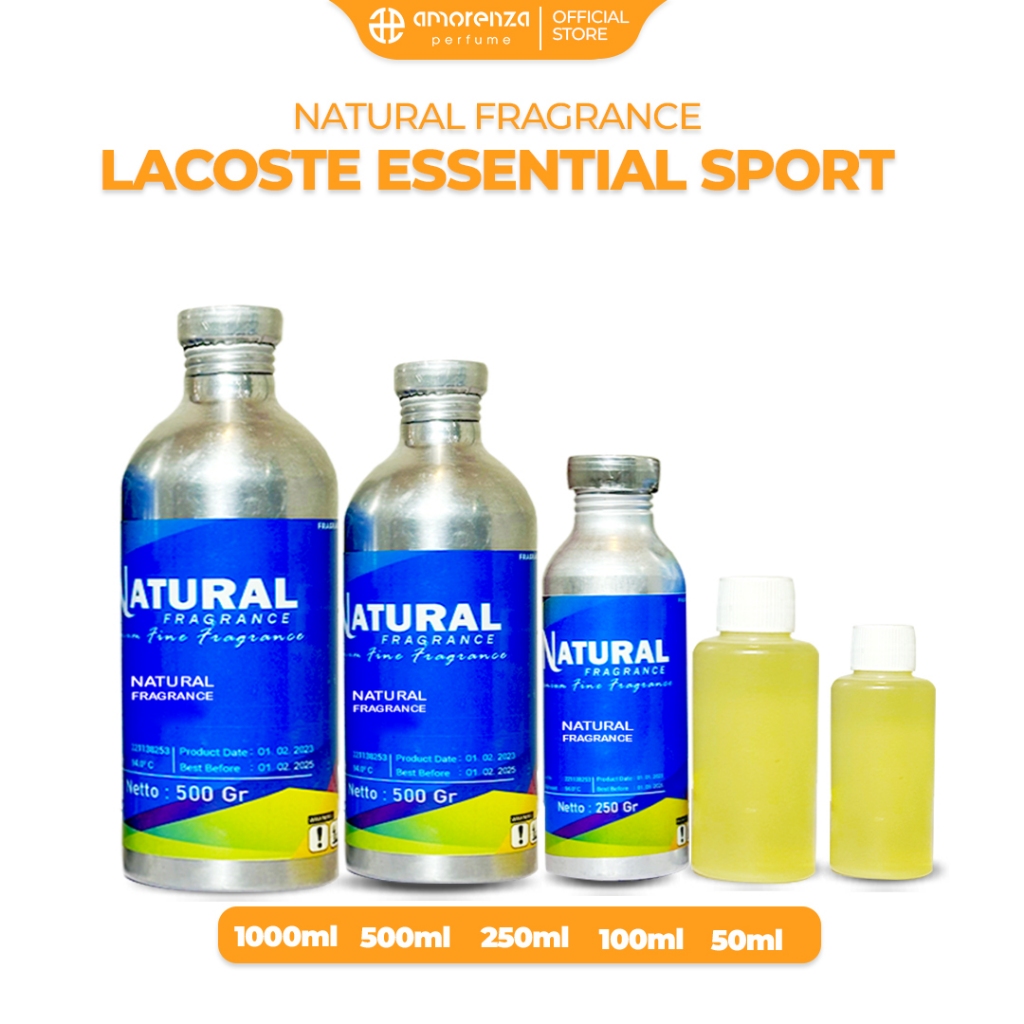 BIBIT PARFUM MURNI LACOSTE ESSENTIAL SPORT - LANTERN NATURAL FRAGRANCE 500ML - 1000ML