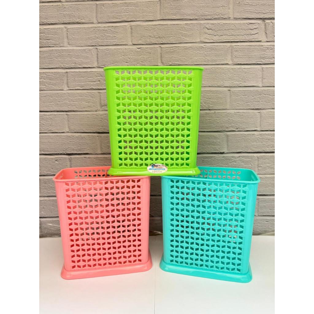 Tempat Sendok NATTY Plastik Murni Sekat 2 / Kotak Sendok Foodgrade PP5