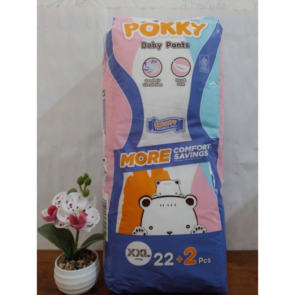 Ready!!! Pokky Popok Celana Baby XXL22+2 (EXP 2028)