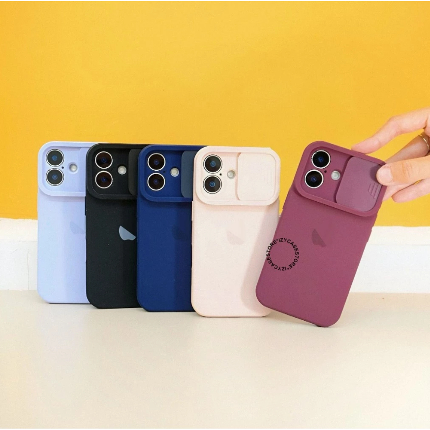 Casing Iphone Premium Window Slide Camera Case