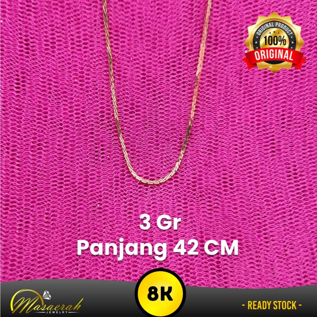 Kalung Emas 8K - Toko Emas Gajah Saerah - 3 Gram 319