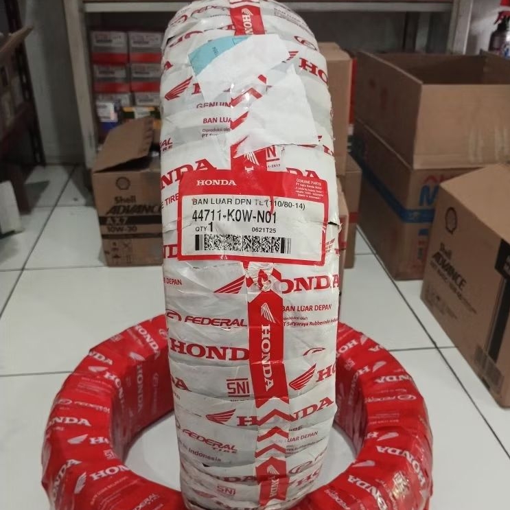 Ban Luar Federal Honda TUBLES 110/80 Ring 14 Ban Depan ADV 150 160