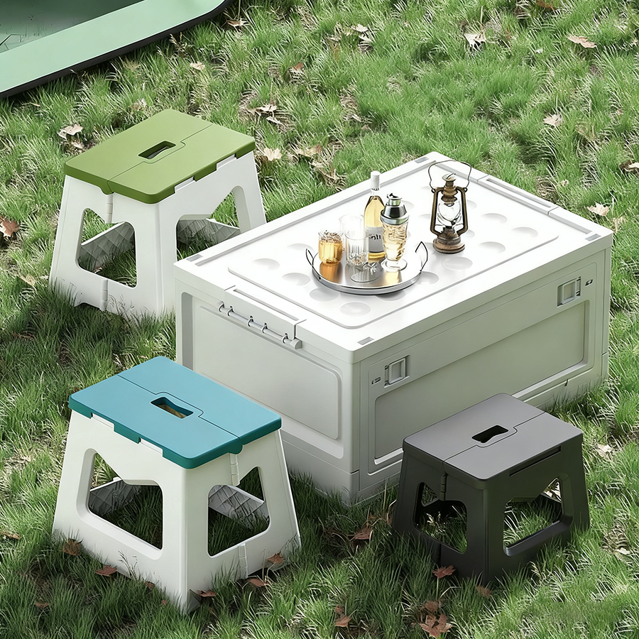Jianbaite Kursi Lipat Mini Kursi Lipat Outdoor Kursi Jongkok Plastik Chairs & Stools