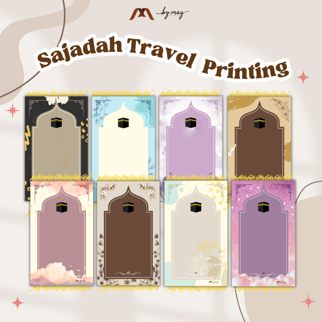 Giftbox Sajadah Custom Printing Nama Arab / Latin - by.may offical