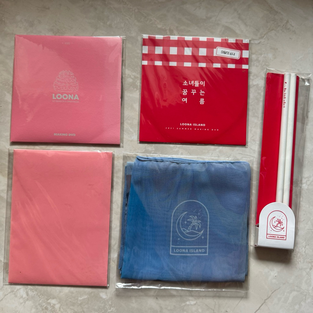 LOONA | Making DVD, Fabric Poster, Pop Up Card, Pencil Set (Season's Greetings 2020 2021 Loona Islan