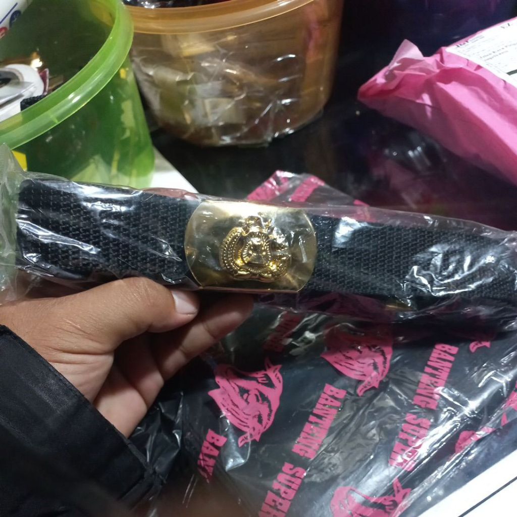 sabuk pdh jatah polri