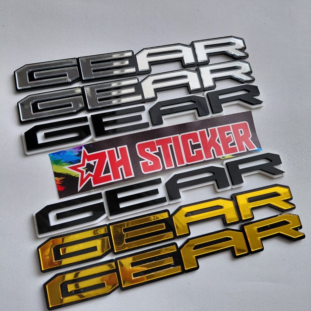 Emblem logo yamaha mio gear akrilik timbul