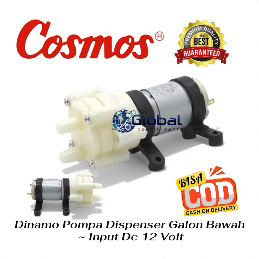 Dinamo Pompa Dispenser COSMOS Galon Bawah / Pompa Dispenser COSMOS