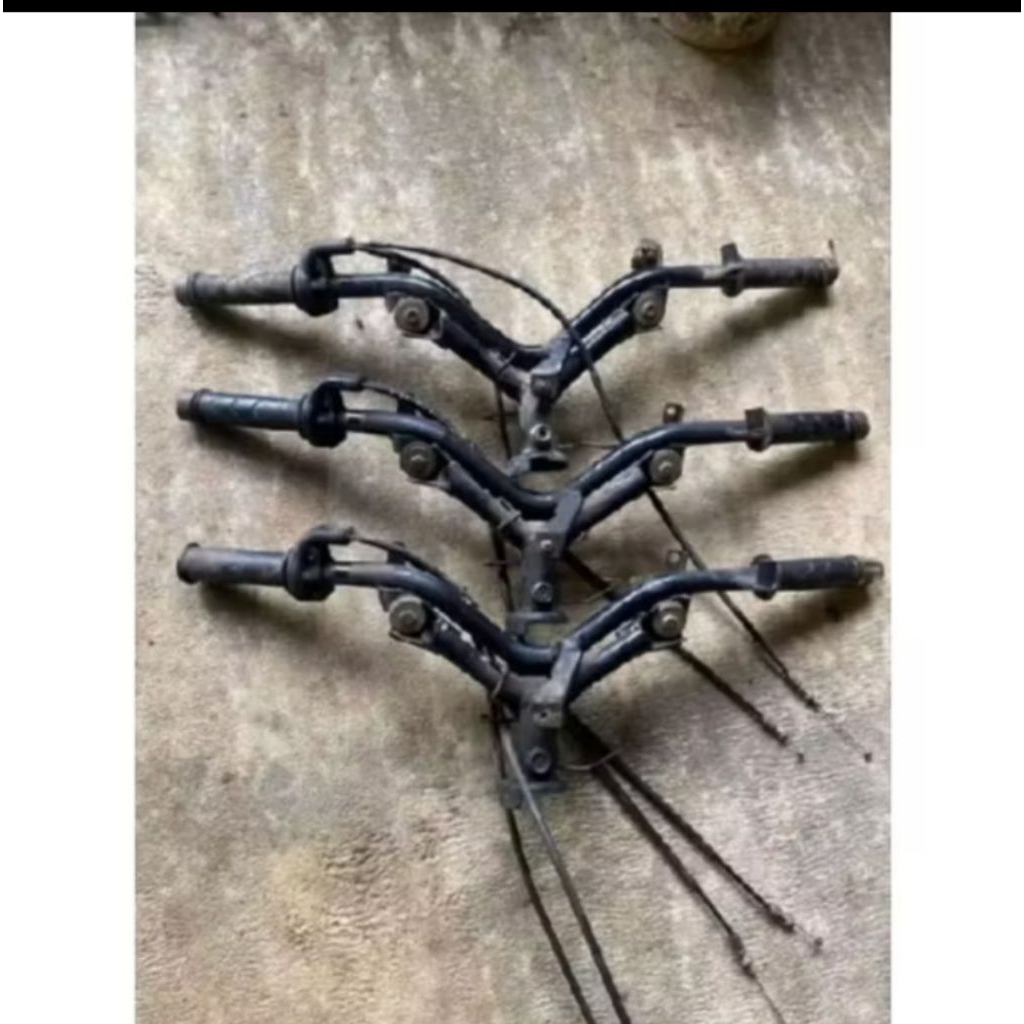 stang stir Honda karisma Supra X 125 original copotan-hitam