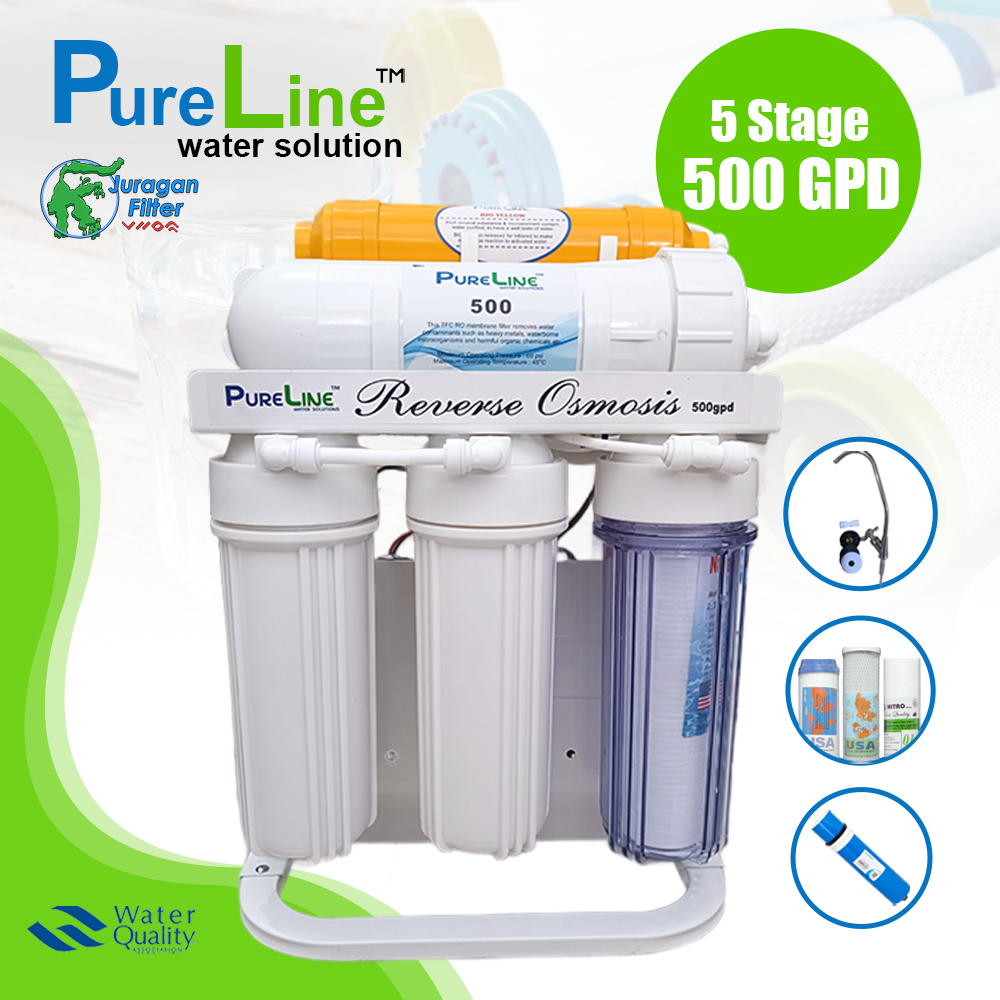 Mesin RO Undersink Pureline 500 GPD