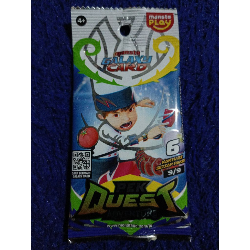kartu Boboiboy Pek Quest Adventure 9/9