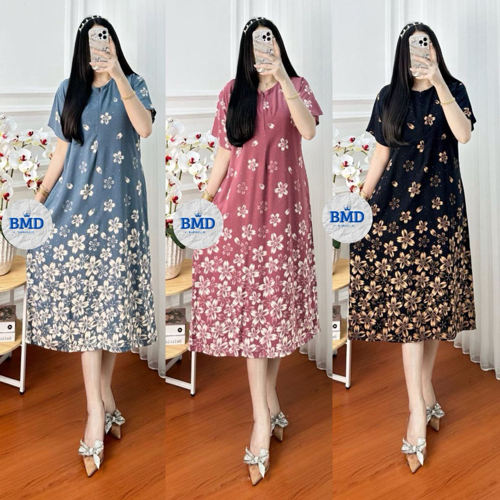 Namaku.id - Daster Rayon Premium Motif BATIK MD - Daster Viral - Daster Standar Busui