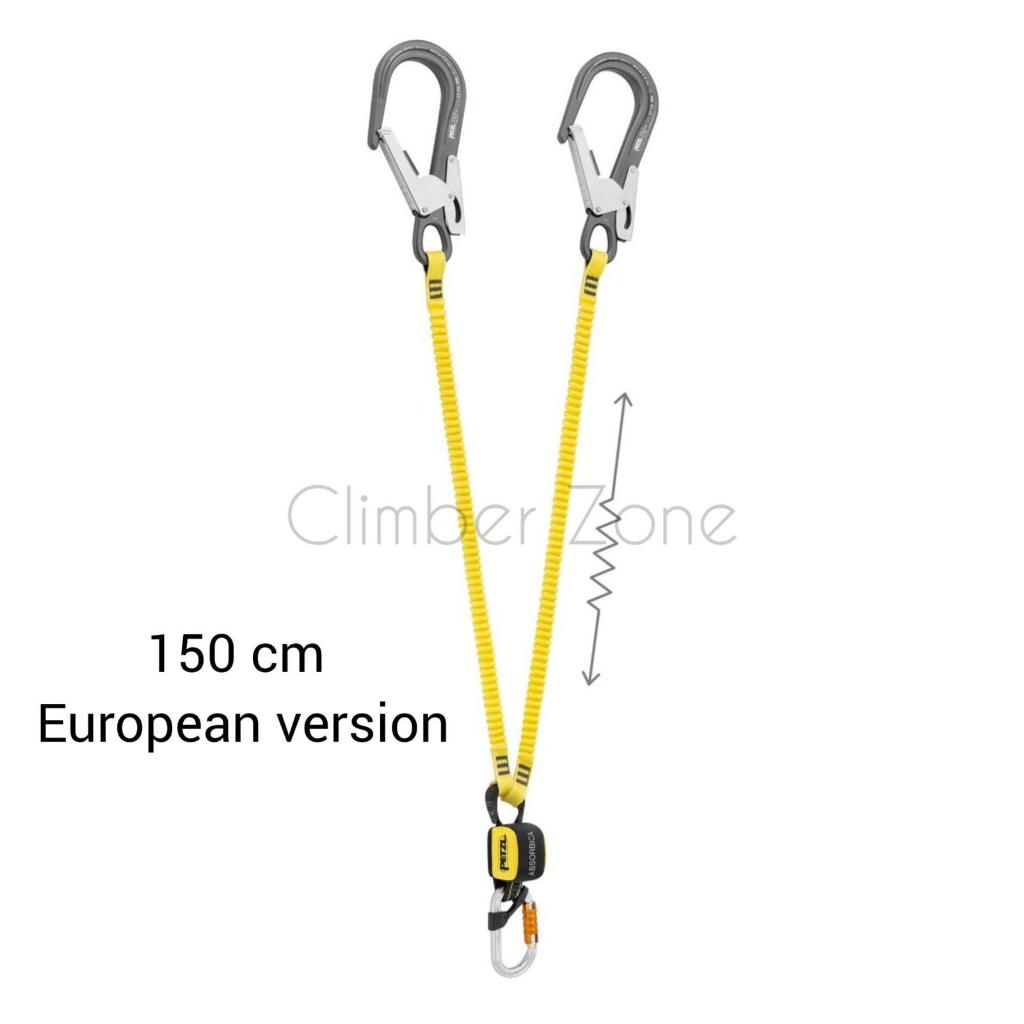 Petzl ABSORBICA-Y Lanyard 150 cm with MGO
