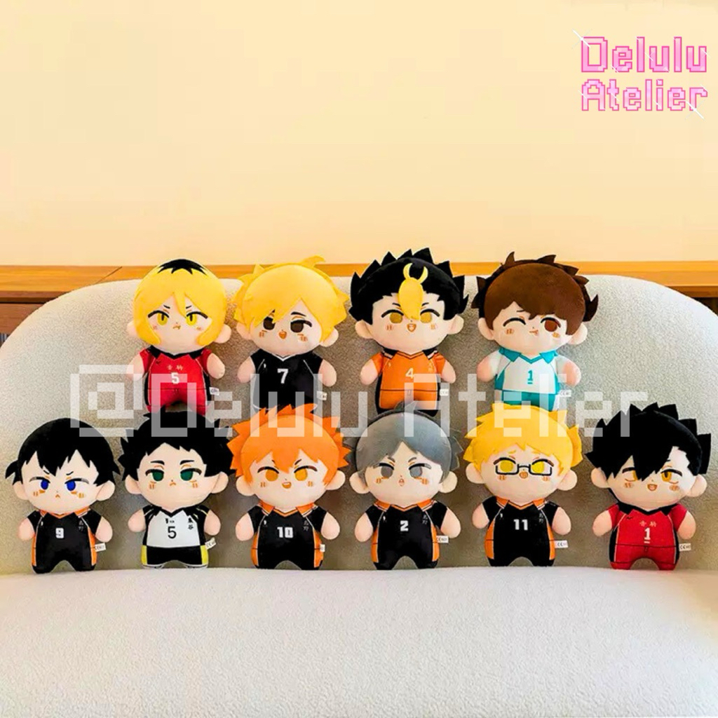 haikyuu !! plush doll toy 20cm hinata shoyo nishinoya yu sugawara tsukishima kei oikawa tooru miya a