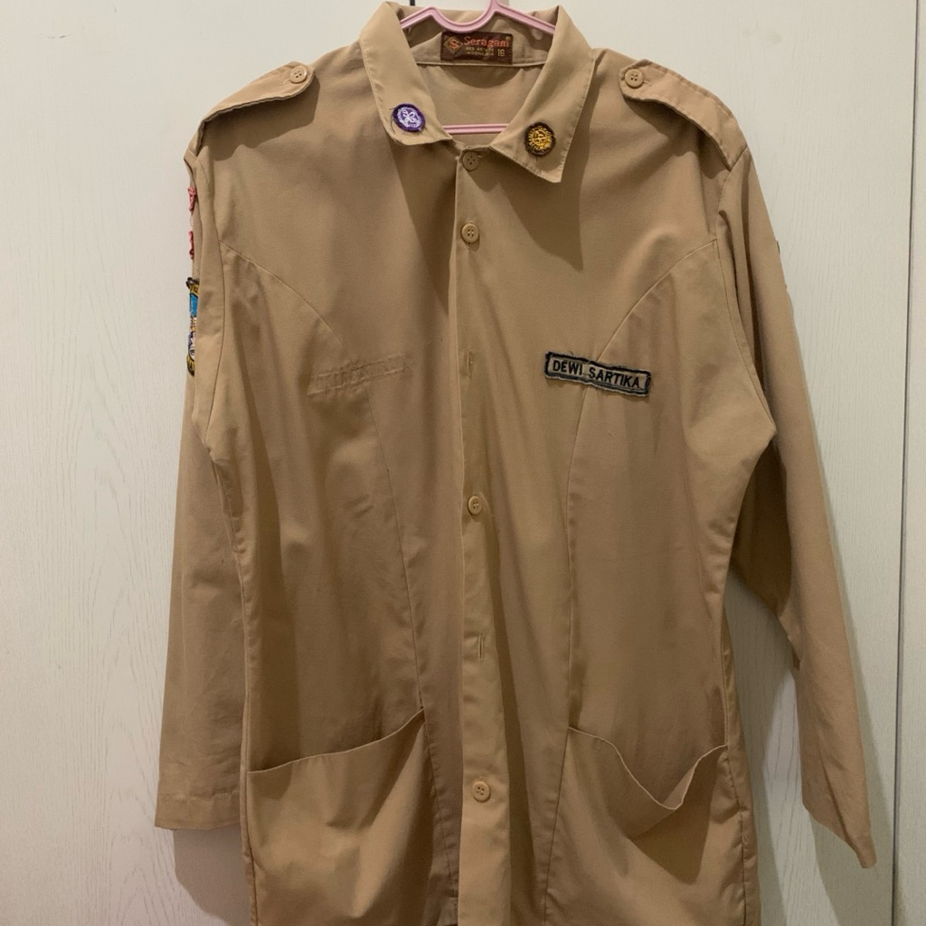 (Preloved) Seragam Pramuka SMA – Atasan / Rok Panjang