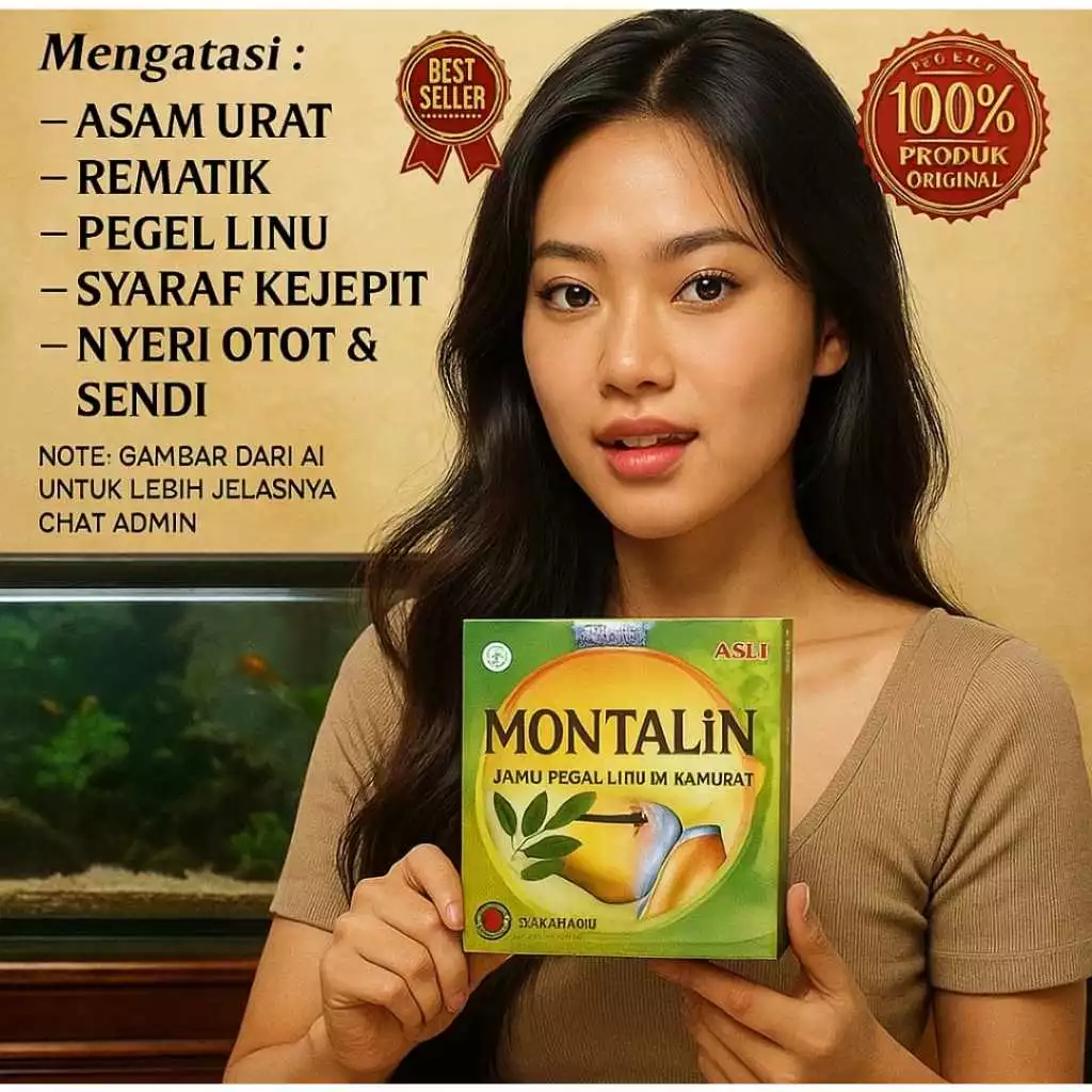 promo & cod|montalinTeng Asam Urat Nyeri Tulang 40 Kapsul-original
