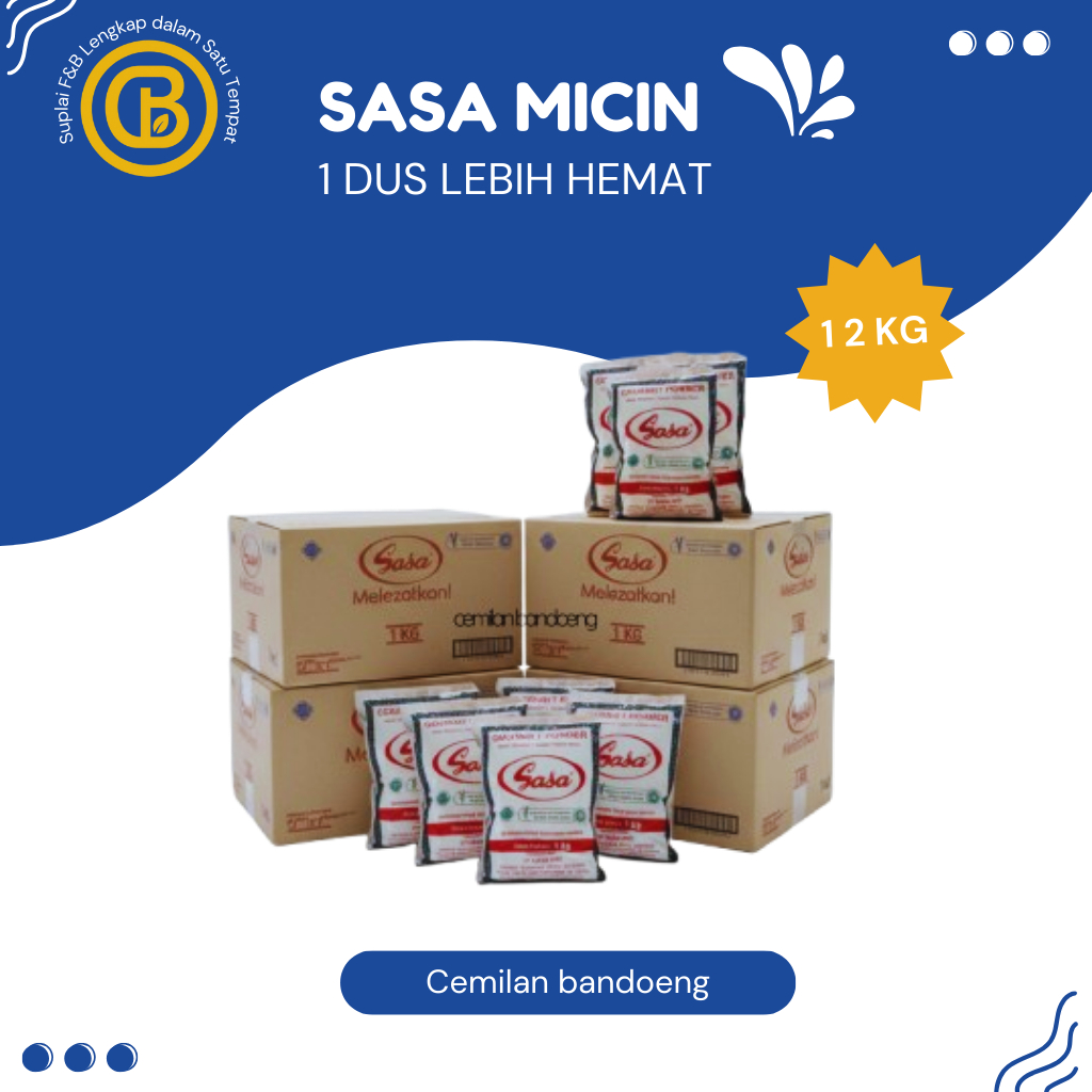 SASA MICIN 1 DUS ISI 12 KG HARGA GROSIR MURAH