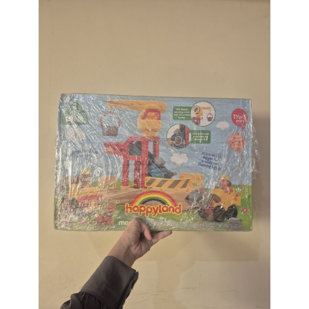 NEW in BOX ELC Happyland Mega Construction Set