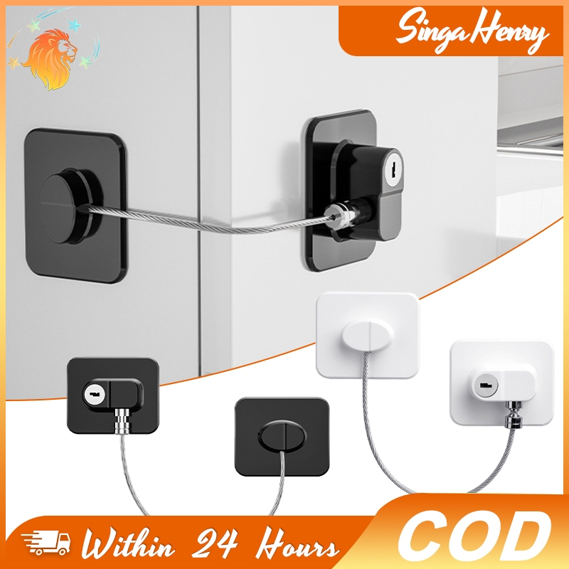 Kunci Safety Anak Kunci Pintu Lemari Kulkas Jendela Anti Buka Pengaman Rumah Untuk Balita Bayi