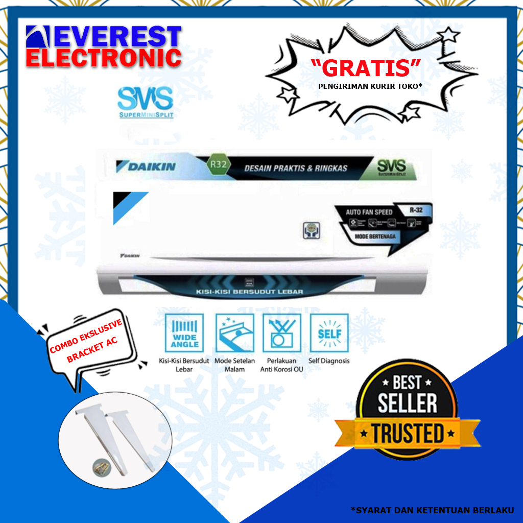 AC DAIKIN STANDART THAILAND FTC35NV FTC 35 NV 1.5PK