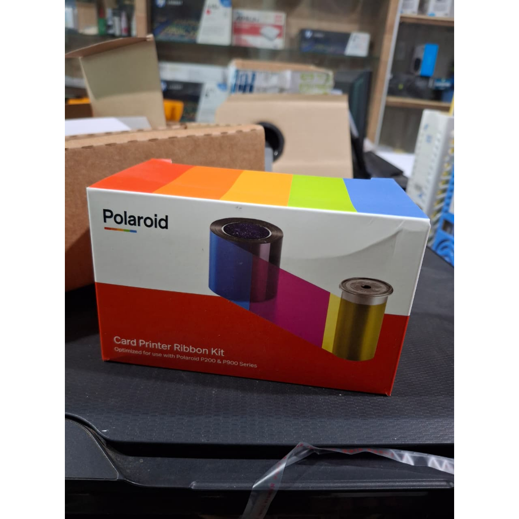Ribbon Black Printer ID Card / Printer Kartu Polaroid P200 P900