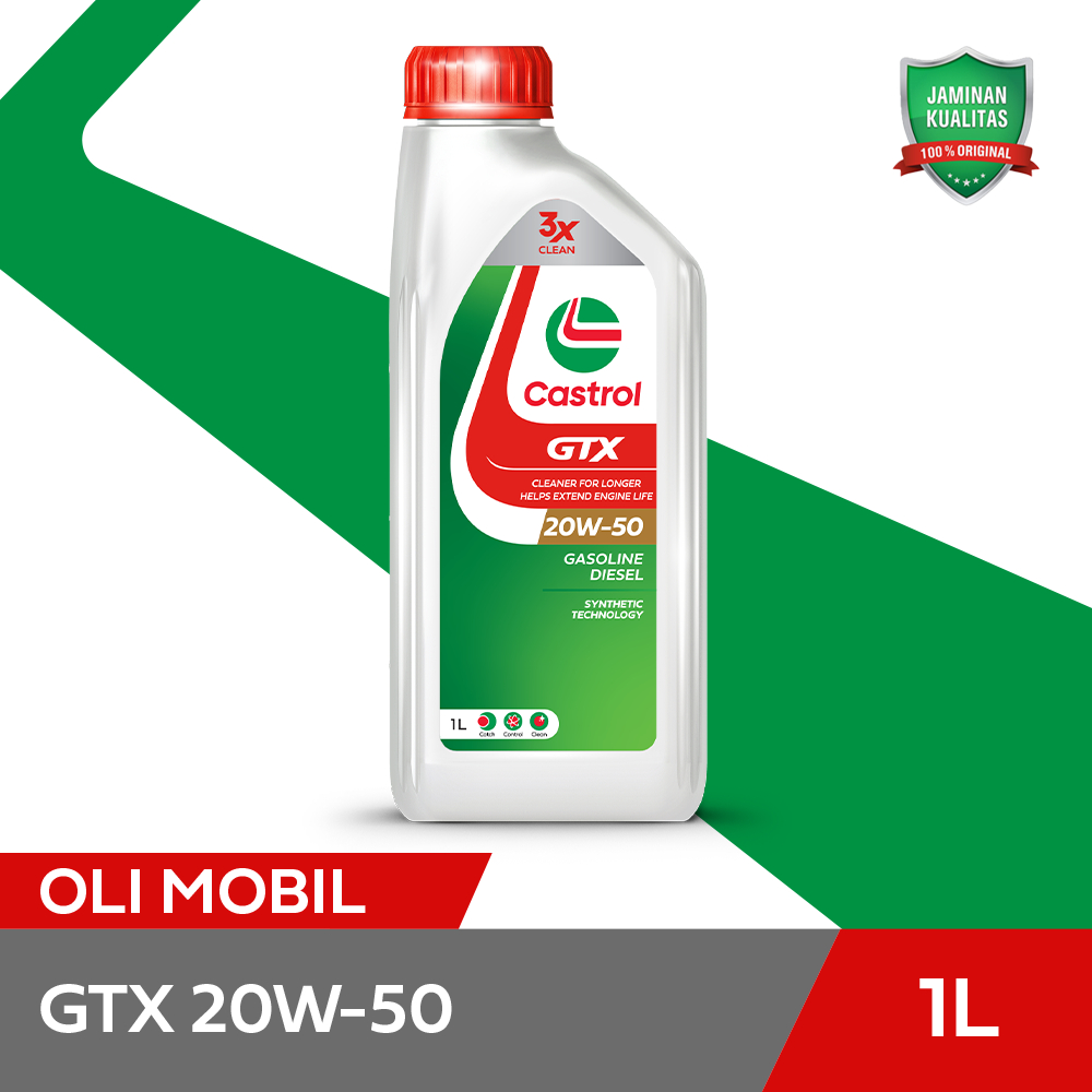 Oli Mesin Mobil Castrol GTX 20W-50 (1L)